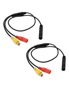 Cable Adaptador de Cámara de Reversa OTOTEC 55.5cm 4-Pin a RCA