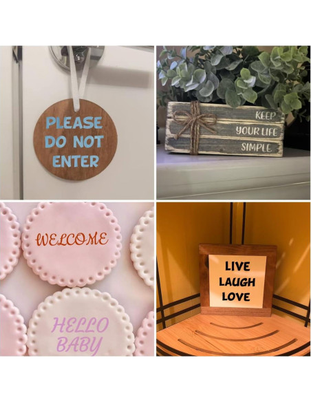 Plantillas de Letras y Números XANGEY para Decorar Galletas