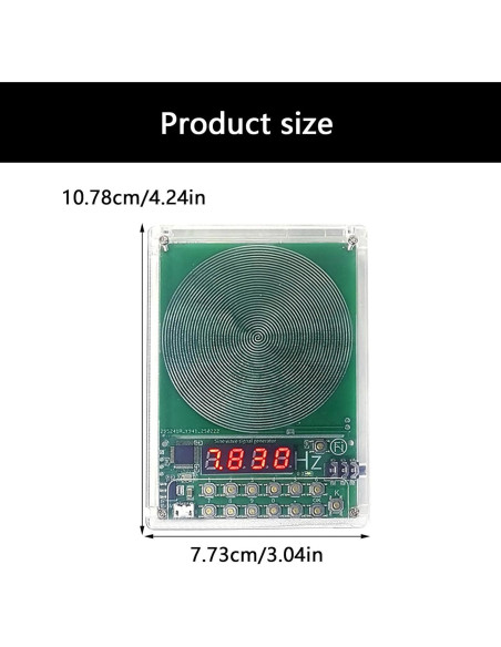 Generador de Frecuencia 7.83Hz VLSQHNCF Ajustable 0.1-100000Hz