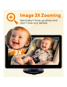 Cámara para Bebé Yakry ZD23 - Pantalla Táctil 7" 1080P HD 2