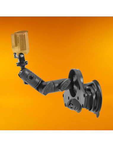 Soporte Doble Ventosa iBOLT para Cámara de Acción 15.24 cm