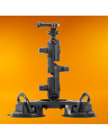 Soporte Doble Ventosa iBOLT para Cámara de Acción 15.24 cm