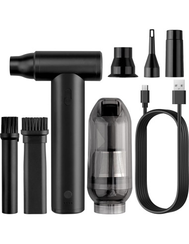 Soplador y Aspiradora Eléctrico Maxetodo GK108, 2-en-1, 8000mAh