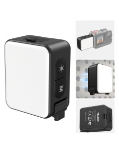 Luz de Vlogging Mini LED TELESIN para Cámara DJI Osmo Action