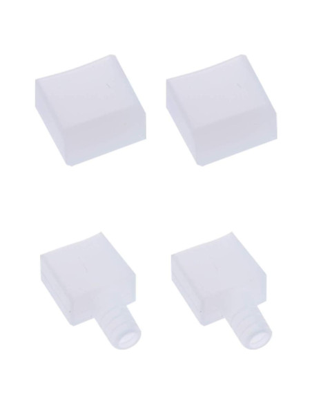 Kit de 20 tapas de cable y finales Shine Decor para luces LED 6x12mm