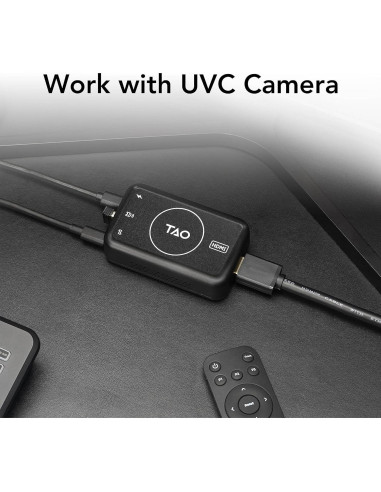 Adaptador UVC a HDMI TAO 1tiny 4K, Webcam USB-C, 20W