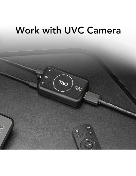 Adaptador UVC a HDMI TAO 1tiny 4K, Webcam USB-C, 20W