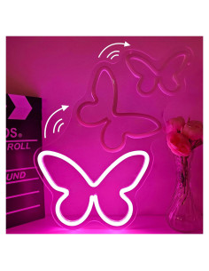 Luz de Neón Mariposa Regulable Dpaint 30x10 cm LED