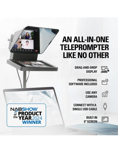 Teleprompter Premium Elgato con Webcam Full HD 1080p