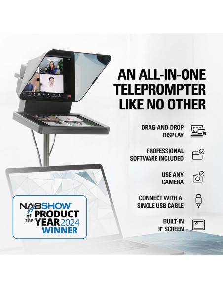 Teleprompter Premium Elgato con Webcam Full HD 1080p
