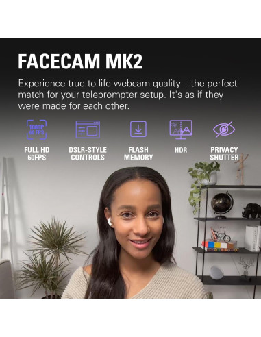 Teleprompter Premium Elgato con Webcam Full HD 1080p