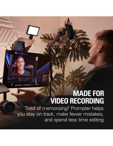 Teleprompter Premium Elgato con Webcam Full HD 1080p