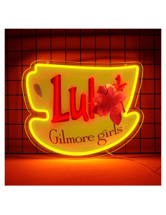 Cartel de Neón LED Luke's Coffee 20x33 cm Regulable USB