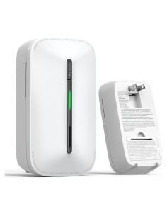 Detector de Monóxido de Carbono Ecoey FJ146A Enchufable con Batería