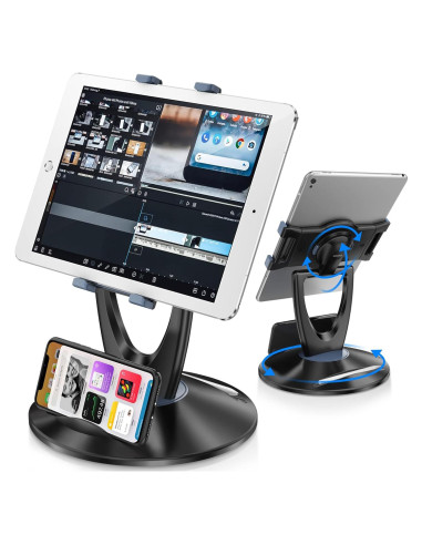 Soporte Ajustable para Tablet DeskLogics TS-8B - 6 a 13 pulgadas - Negro