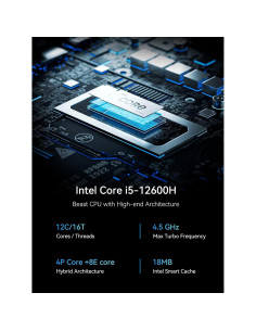 MINISFORUM NAB6 Lite Mini PC i5-12600H 16GB RAM 1TB SSD 2