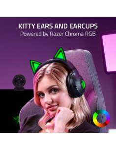 Auriculares Inalámbricos Razer Kraken Kitty V2 BT - RGB, 40h Batería, Cancelación de Ruido 2