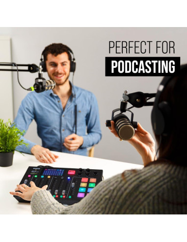 Micrófono Dinámico RDE PodMic USB con Brazo PSA1 para Podcasting