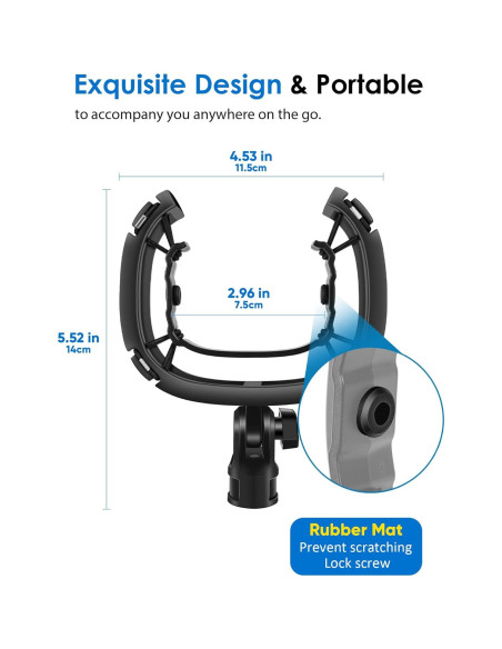 Soporte de Choque Elgato Wave:1 y Wave:3 - Atenuación de Ruido