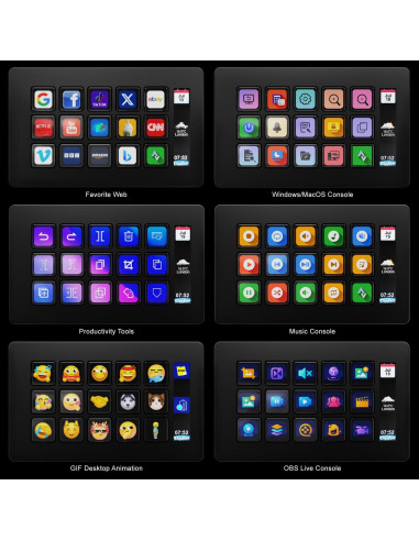 Controlador de Transmisión VSDinside TreasLin HSV293S 15 Teclas Macro