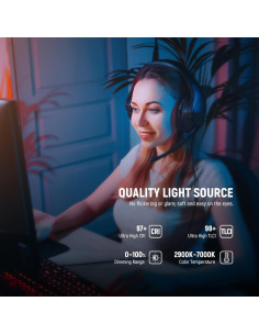 Luz Clave LED NEEWER GL1 PRO para Streaming, CRI97+, Control APP 2