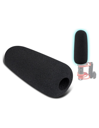 Filtros Pop para Micrófonos SOULWIT - 2 Pcs Espuma Negra