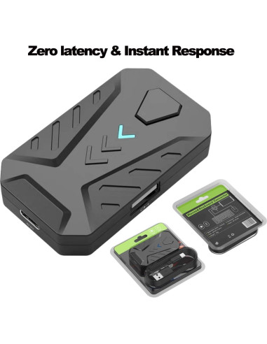 Combo de Juego Móvil 4 en 1 VQP: Teclado, Ratón, Soporte