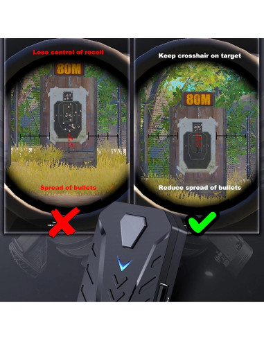 Combo de Juego Móvil 4 en 1 VQP: Teclado, Ratón, Soporte