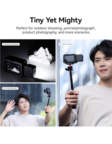 Luz de Vlogging LED ULANZI LM18 y LE20 RGB 20W Impermeable