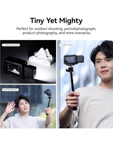 Luz de Vlogging LED ULANZI LM18 y LE20 RGB 20W Impermeable