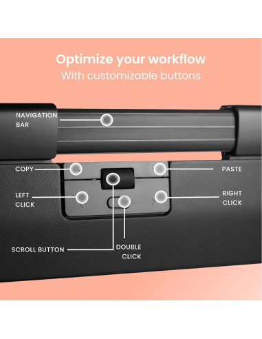 Mouse Ergonómico Inalámbrico Contour Design SliderMouse Pro