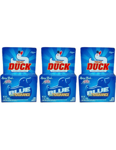 Tabletas Desinfectantes Toilet Duck Azul Sencillo 3 Pk 2