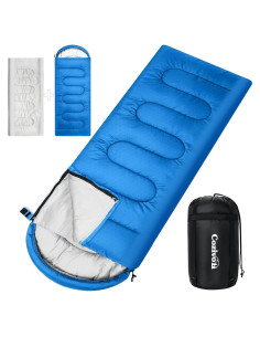 Saco de dormir 2 en 1 Cozivo impermeable para 4 estaciones