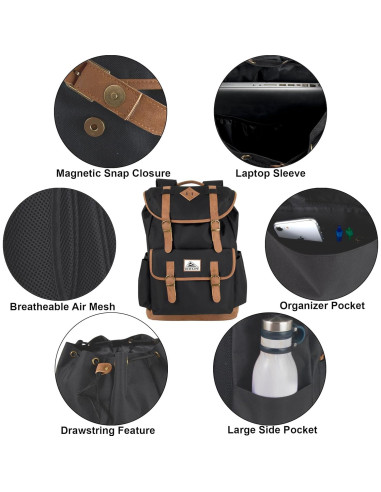 Mochila de Viaje Antirrobo Kelty 23L para Laptop 45.72cm