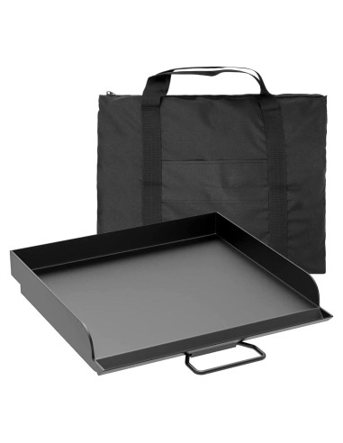 Plancha de Acero MixRBBQ 35.56 cm con Bolsa para Camping