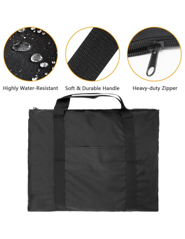 Plancha de Acero MixRBBQ 35.56 cm con Bolsa para Camping