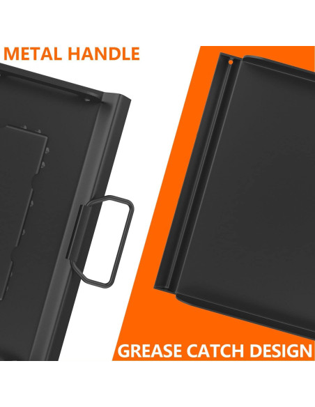 Plancha de Acero MixRBBQ 35.56 cm con Bolsa para Camping