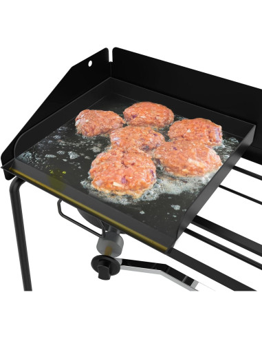 Plancha de Acero MixRBBQ 35.56 cm con Bolsa para Camping