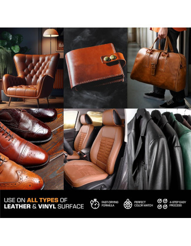 Relleno de Cuero Pintable Fortivo 60 mL - Reparación de Rayones