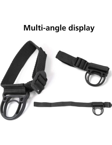 Gancho de abrigo JeCar para Jeep Wrangler 2PCS Negro