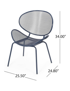 Silla Curvilínea para Exterior - Conjunto de Sillas 2