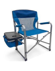Silla Plegable Bariátrica RMS XXL - Soporta 272kg - Azul