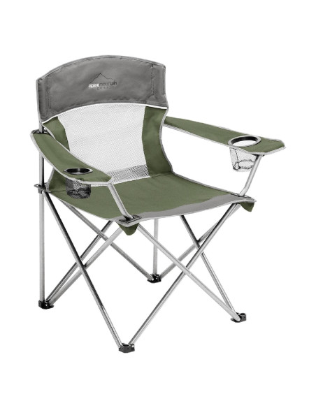 Silla de Camping Mega Mesh Verde Alpine Mountain Gear