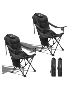 Silla de Camping Plegable Sportneer con Respaldo Ajustable