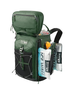 Nevera Mochila Aislada Genérico 26 Latas Verde Militar 2