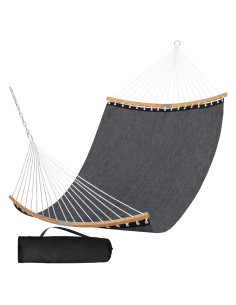 Hamaca Doble Portátil SUNCREAT Gris Oscuro 204 kg Capacidad