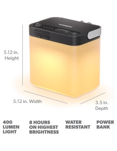 Luz de Campamento Dometic GO Area GLO-A400 Multicolor 500 Lúmenes 2