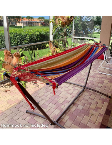Soporte de Hamaca Portátil Sunnydaze de Acero para Exteriores