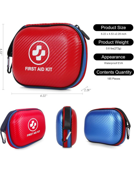 Kit de Primeros Auxilios WATPYHD 185 Piezas Impermeable