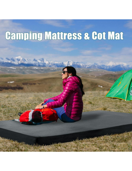 Colchón de Camping BALAPET Espuma Memoria 182.88x60.96 cm